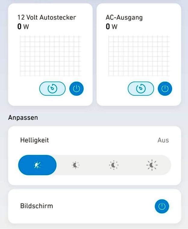 Solix C1000 App Ausgang